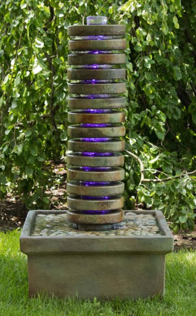 Round Luminaire Fountain