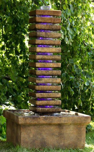 Square Luminaire Fountain