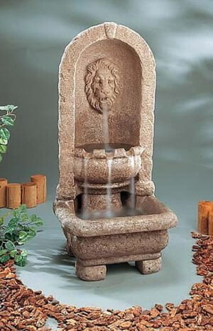 Elegant Lion Floor Fountain