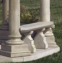 Classical Gazebo Bench, 3 pc.