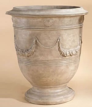 Grand Anduze Pot. Giannini Cast Stone Garden Ornaments, Cast Stone Garden Decor