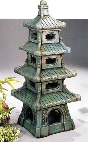 Oriental Pagoda Garden Lantern - 37"