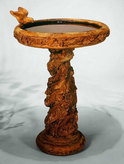 Large Grapevine Birdbath, 2 pc. (Bird no longer included)