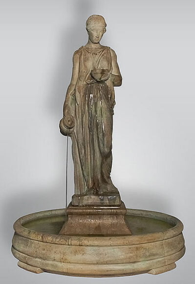 Hebe Goddess Fountain in Grando Pool