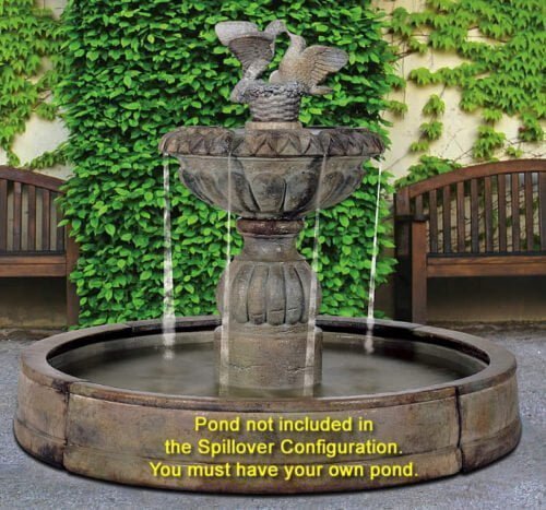 Paloma Cascada Love Birds Fountain - Image 2