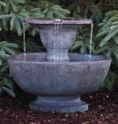 Alfresco Fountain with Plume Light