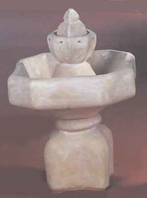 Sedona Water Fountain, cast stone. Giannini Garden Ornaments.