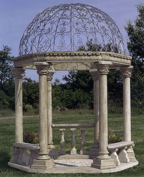 Henri Studio Classical Garden Gazebo, Stonecasters