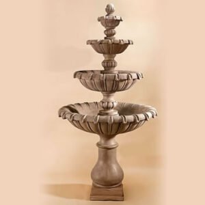 Tiered Water Fountains Over 7-ft