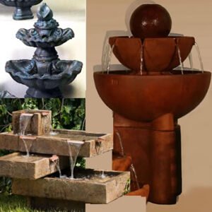Tiered Water Fountains Up To 3-ft