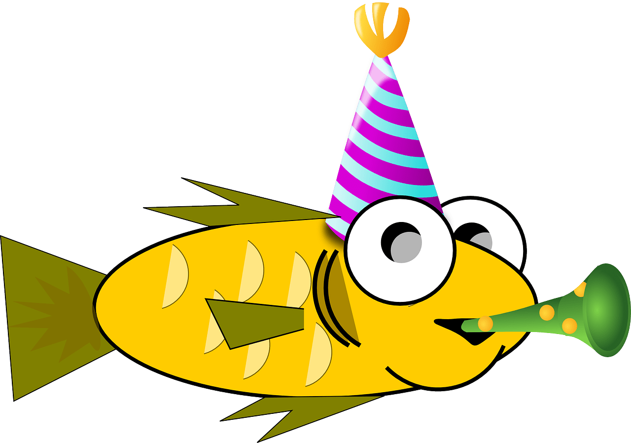 Fish Birthday Gift Card