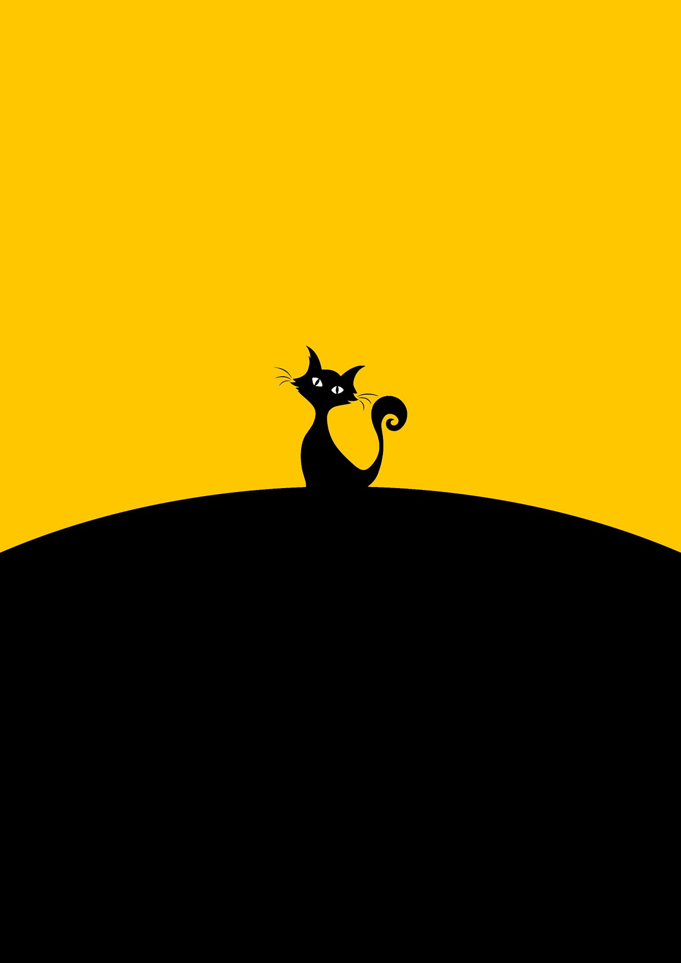 Halloween Black Cat Gift Card