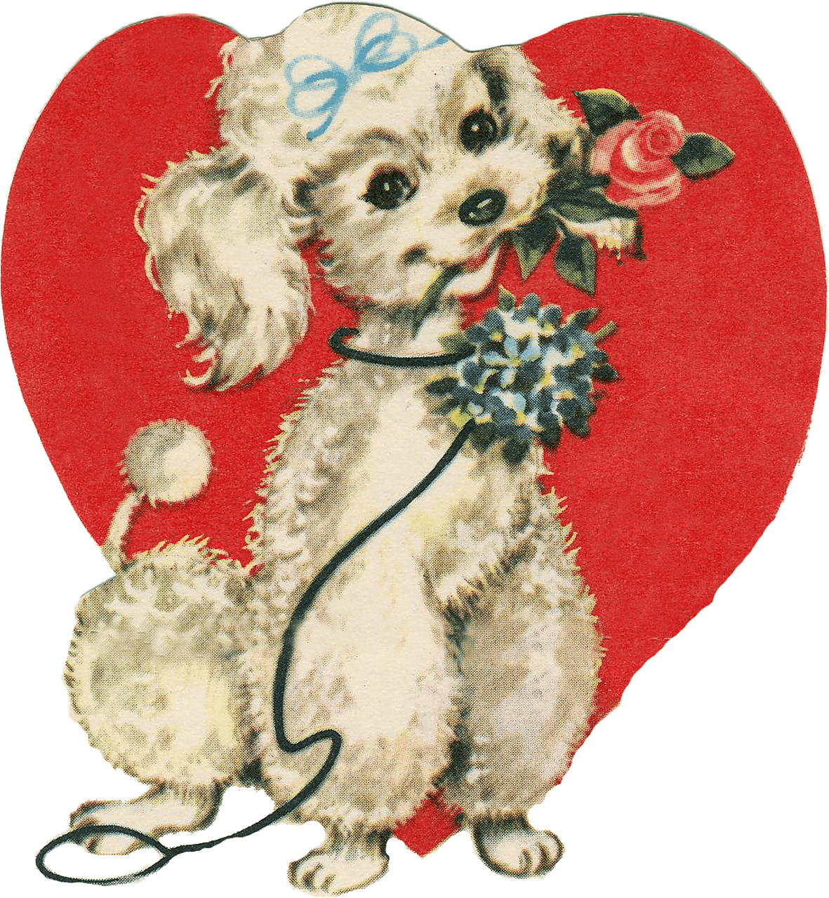 Dog Heart Valentine's Day Gift Card