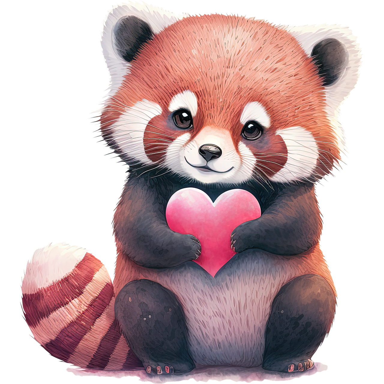 Valentine Raccoon Gift Card