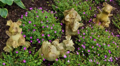 Whimsical Dragon Garden Statues