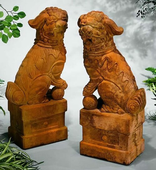 Male Chinese Foo Dog Statue