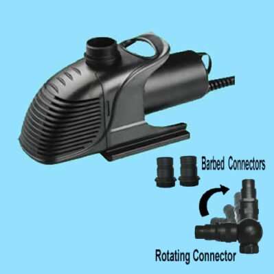 Hy-drive water garden and fountain pump