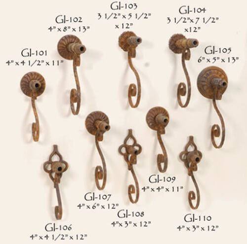 Small Rustic Iron Spouts