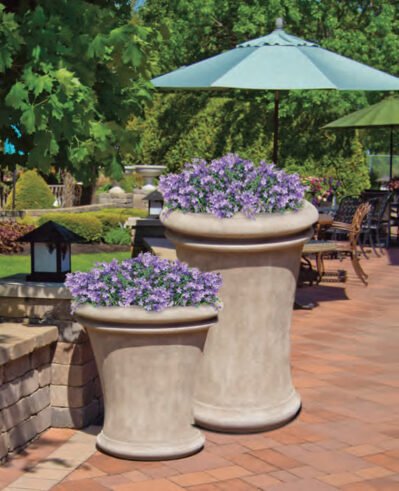 Avanti II Cast Stone Vase