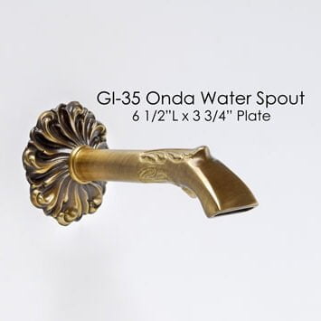 Onada Bronze Water Spout GI-35