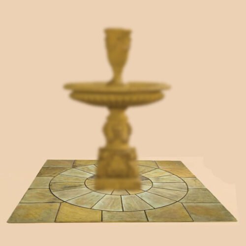 Square Slate Fountain Foundation Giannini #903