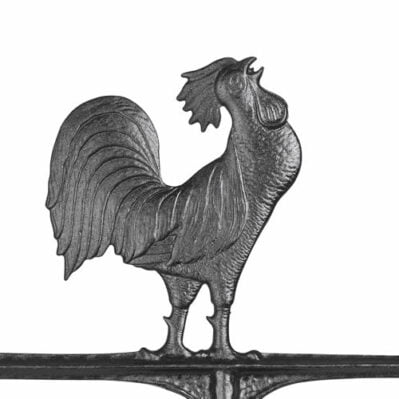 30" Rooster Weathervane black Whitehall 00071